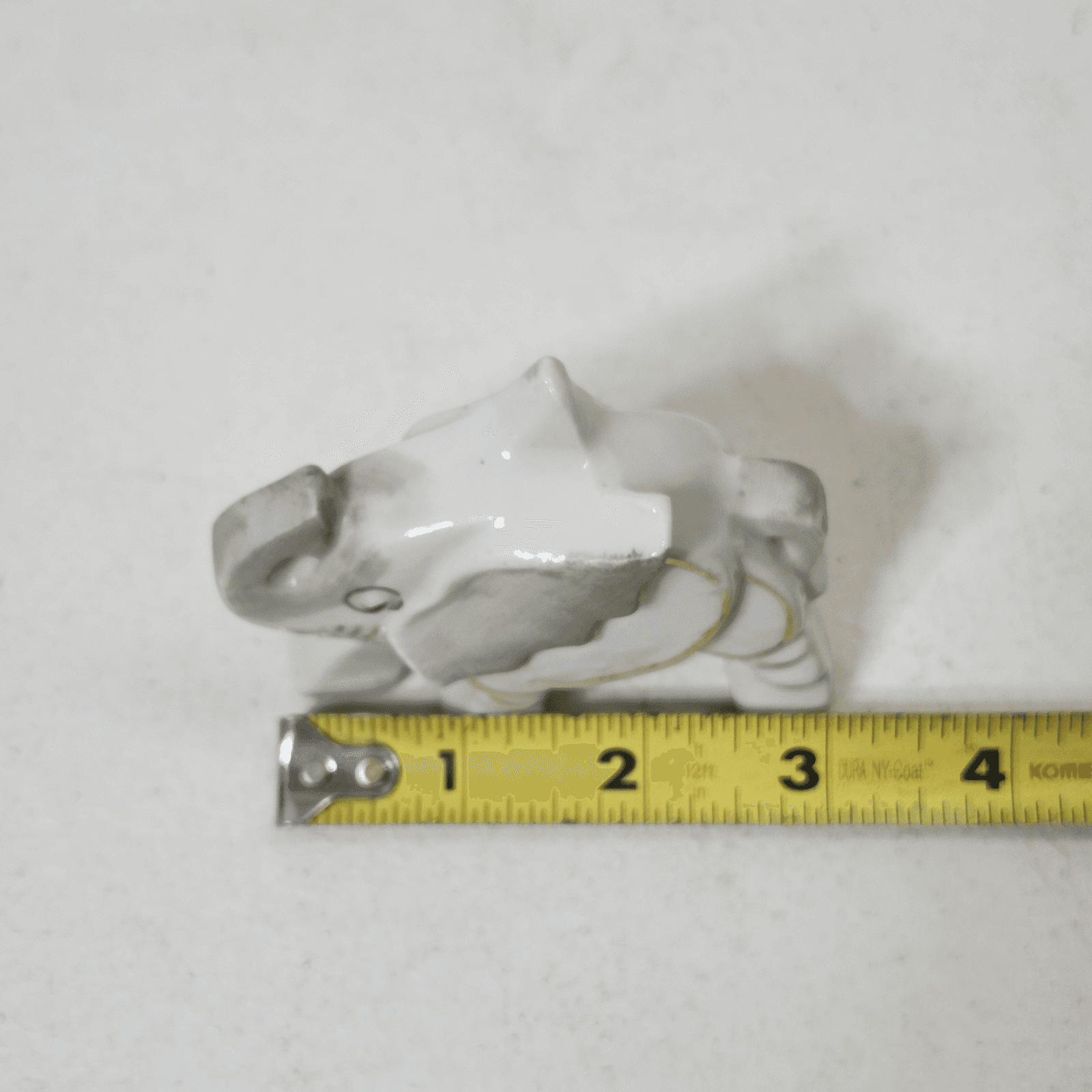 Vintage Porcelain Elephant Figurine Animal Gold Trim Home Decor Japan - Thumbnail 6