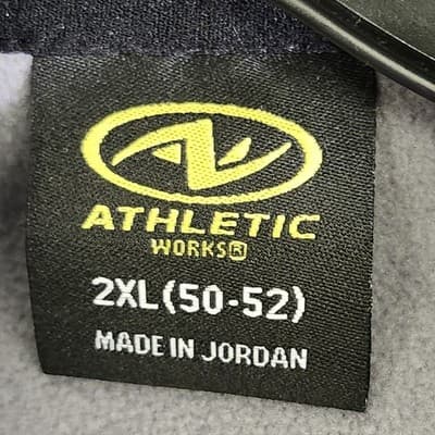 Athletic Works Men's XXL Hoodie Pullover Hooded Sweatshirt Gray NEW - Thumbnail 7