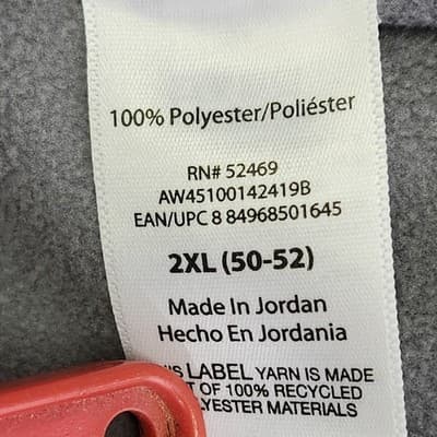Athletic Works Men's XXL Hoodie Pullover Hooded Sweatshirt Gray NEW - Thumbnail 9