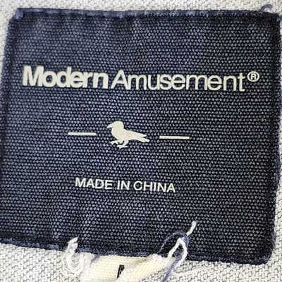 Modern Amusement Men's Medium Sweatshirt Green Long Sleeve Pocket Crewneck - Thumbnail 7
