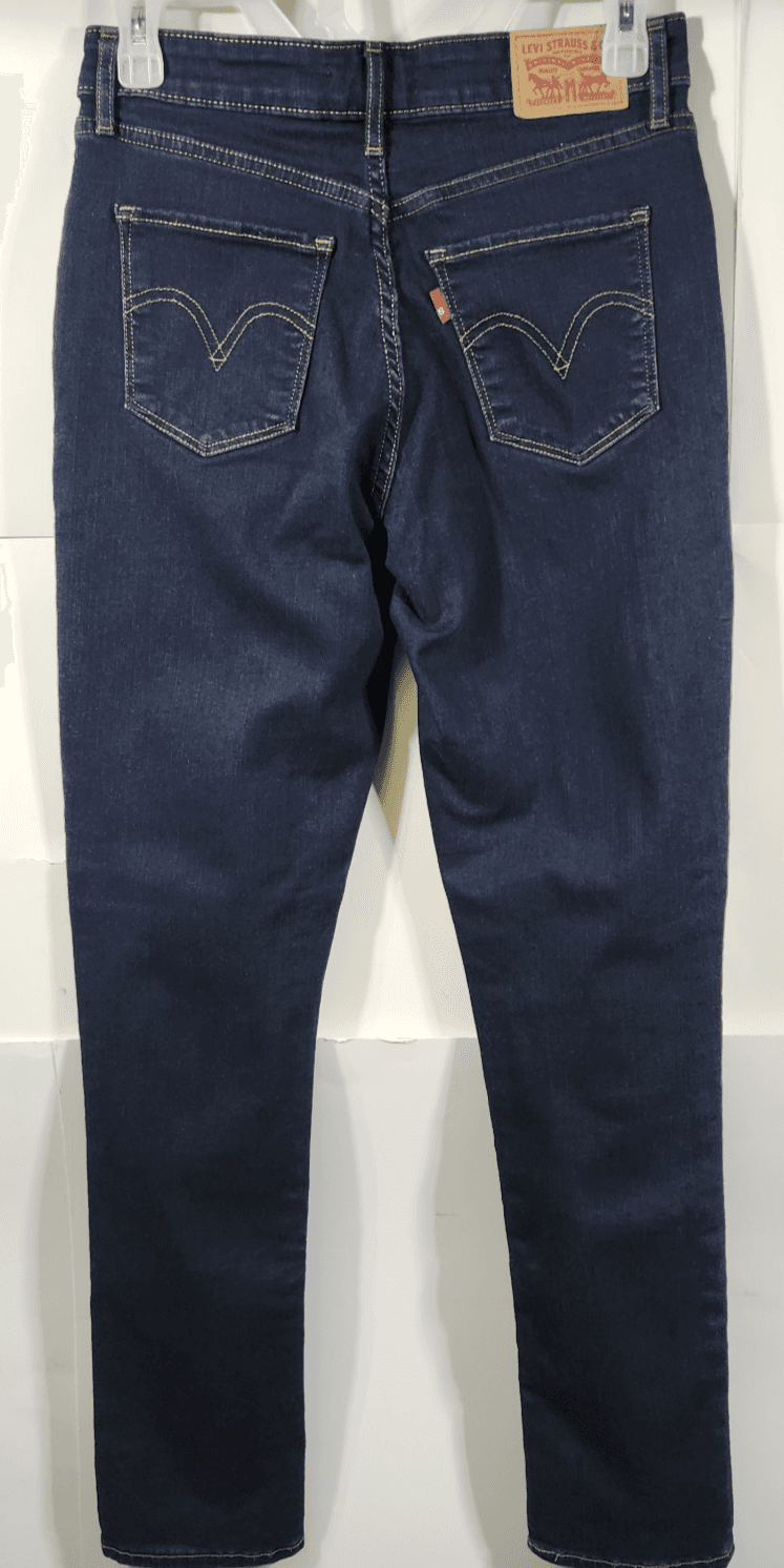 Levi's Women's Jeans 27 Classic Mid Rise Skinny Blue Denim Pants - Thumbnail 4