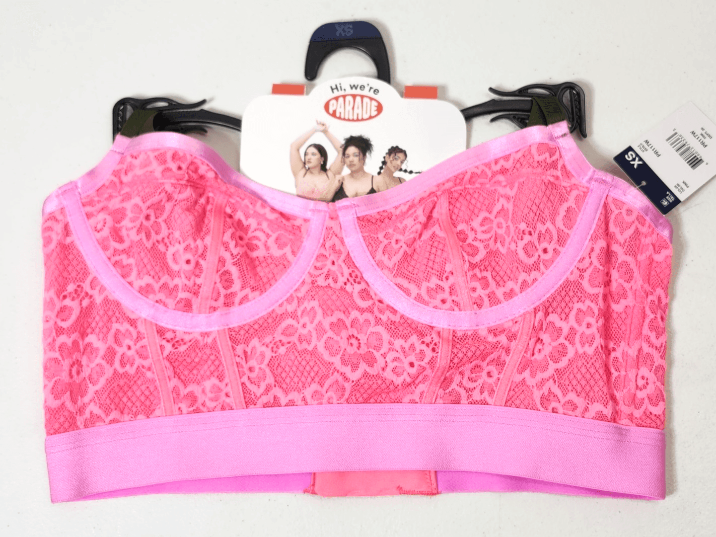 Parade Women's Wireless Bra Pink Size XS NEW - Thumbnail 2