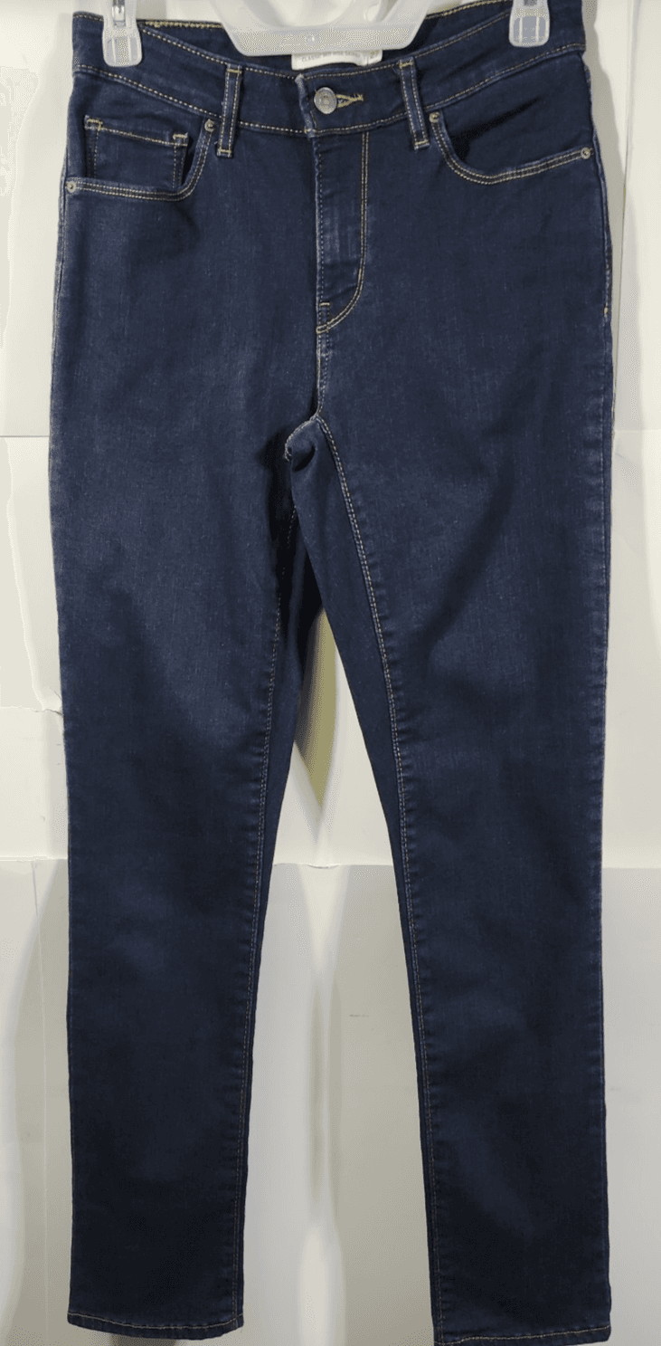 Levi's Women's Jeans 27 Classic Mid Rise Skinny Blue Denim Pants - Thumbnail 5