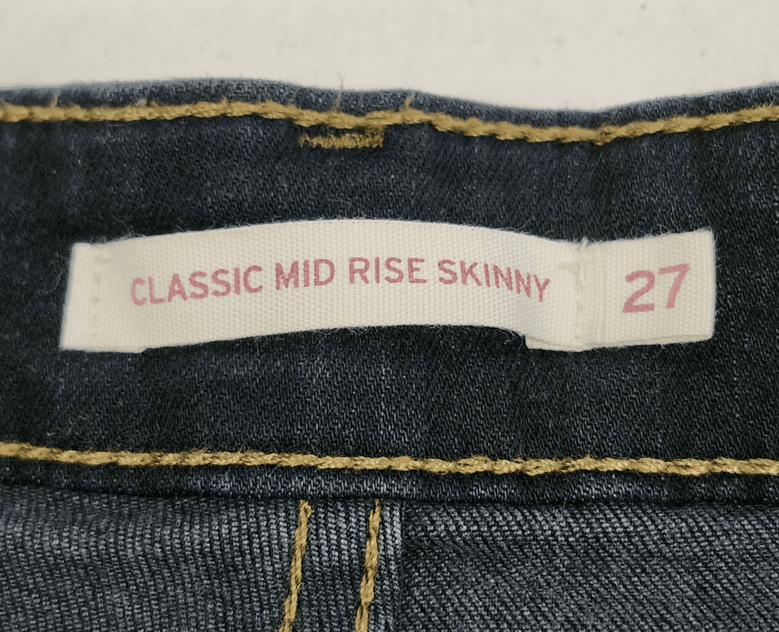 Levi's Women's Jeans 27 Classic Mid Rise Skinny Blue Denim Pants - Thumbnail 7