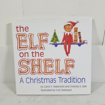 Elf On The Shelf Hardcover Book Only Great Condition With Dust Cover - Thumbnail 2