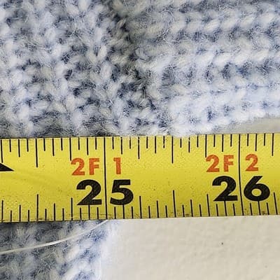 Time and Tru Women's 3XL Mixed Stitch Sweater Blue Long Sleeve Pullover NEW - Thumbnail 2
