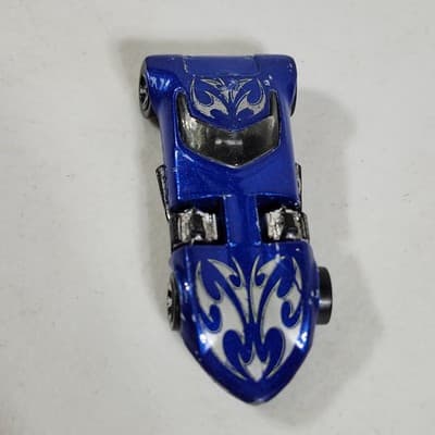 Hot Wheels Twin Mill Blue Car 1/64 Toy Vehicle Loose Vintage Mattel - Thumbnail 9