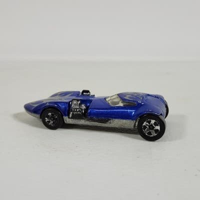 Hot Wheels Twin Mill Blue Car 1/64 Toy Vehicle Loose Vintage Mattel - Thumbnail 4