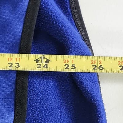 Nike Men's L Therma Fit Pullover Hoodie Fleece Lined Blue Black Sweatshirt - Thumbnail 3