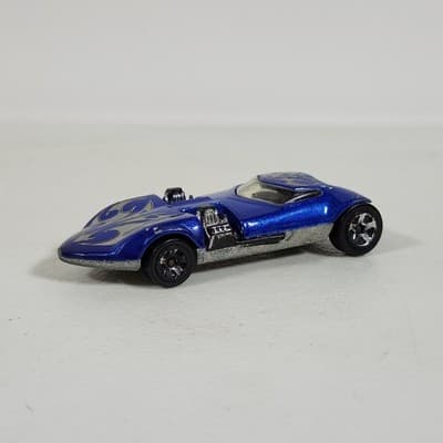 Hot Wheels Twin Mill Blue Car 1/64 Toy Vehicle Loose Vintage Mattel - Thumbnail 3