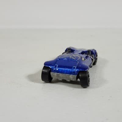 Hot Wheels Twin Mill Blue Car 1/64 Toy Vehicle Loose Vintage Mattel - Thumbnail 6