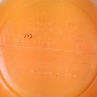 Vintage Pumpkin Bucket Candy General Foam Plastics Blow Mold Trick or Treat USA - Thumbnail 6