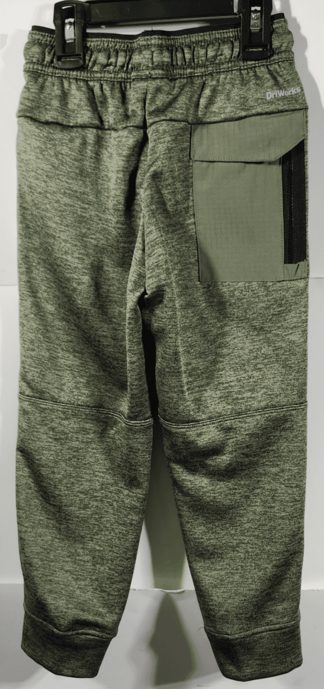 Athletic Works Boys Tech Fleece Jogger Sweatpants Size XS 4-5 Green NEW - Thumbnail 6