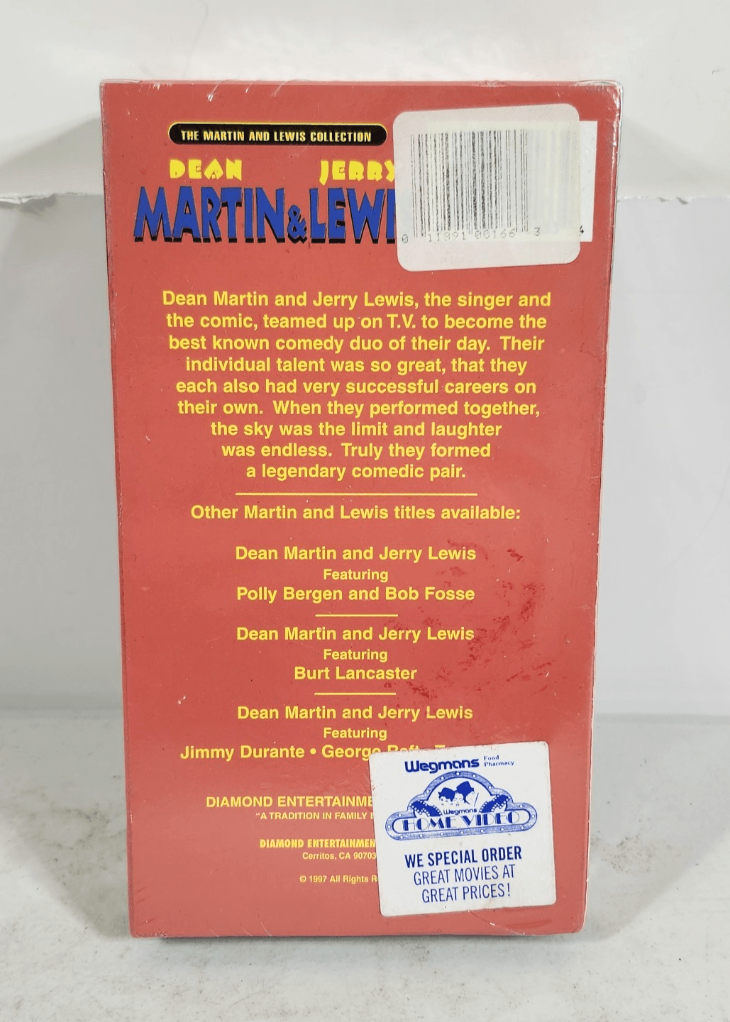 The Dean Martin and Jerry Lewis Collection VHS 1997 Sealed NEW - Thumbnail 2