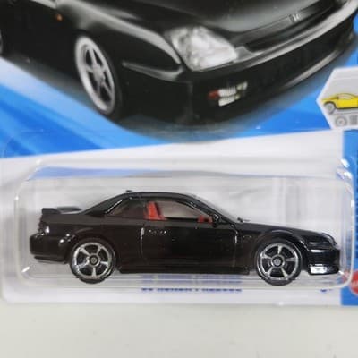 2026 Hot Wheels '98 Honda Prelude Factory Fresh Black Car 1/64 Toy Vehicle NEW - Thumbnail 2