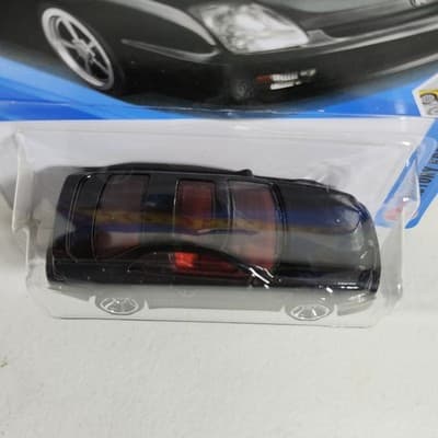 2026 Hot Wheels '98 Honda Prelude Factory Fresh Black Car 1/64 Toy Vehicle NEW - Thumbnail 3