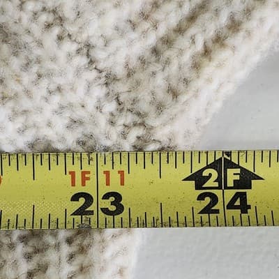 Time and Tru Women's XL Mixed Stitch Sweater Beige Long Sleeve Pullover NEW - Thumbnail 2