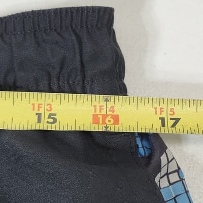 Vintage Nike Swim Board Shorts Black Green White Mens Size Medium y2k - Thumbnail 2