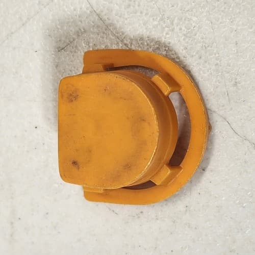 Vintage Orange Table Chair Fisher Price Little People Plastic Toy - Thumbnail 6