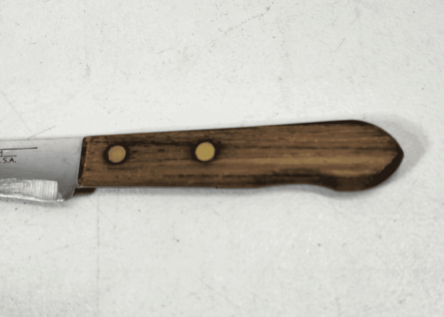 Vtg Geneva Forge Stainless Steel Butcher Carving Utility Knife 7 Inch Blade USA - Thumbnail 5