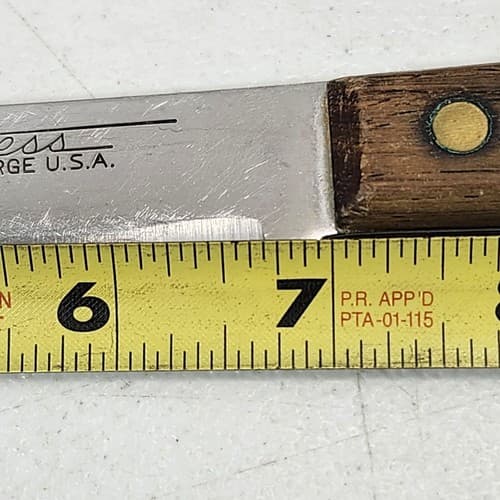 Vtg Geneva Forge Stainless Steel Butcher Carving Utility Knife 7 Inch Blade USA - Thumbnail 3
