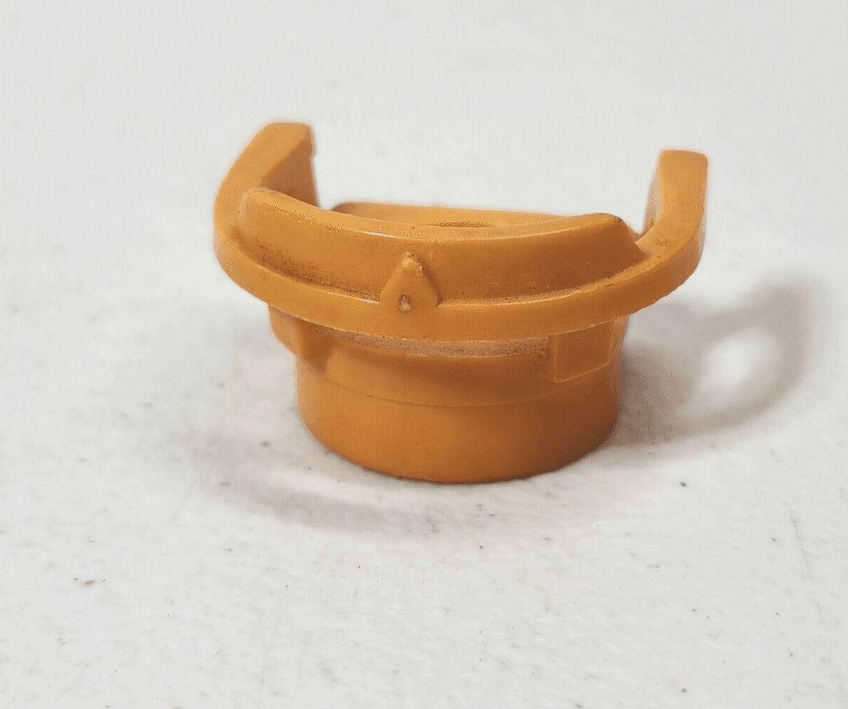 Vintage Orange Table Chair Fisher Price Little People Plastic Toy - Thumbnail 4