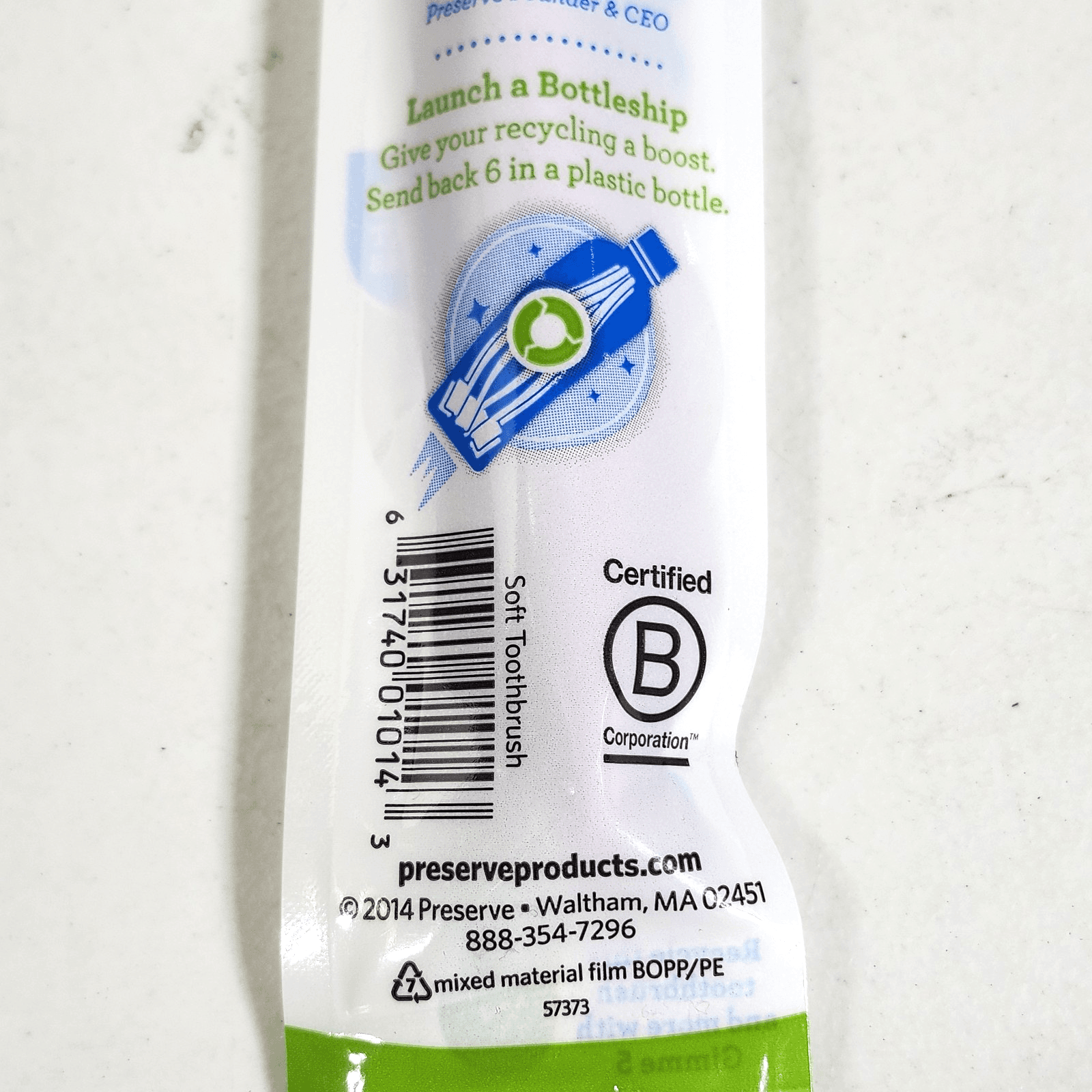 Preserve Adult Toothbrush Soft 1 Unit Made In USA - Thumbnail 7
