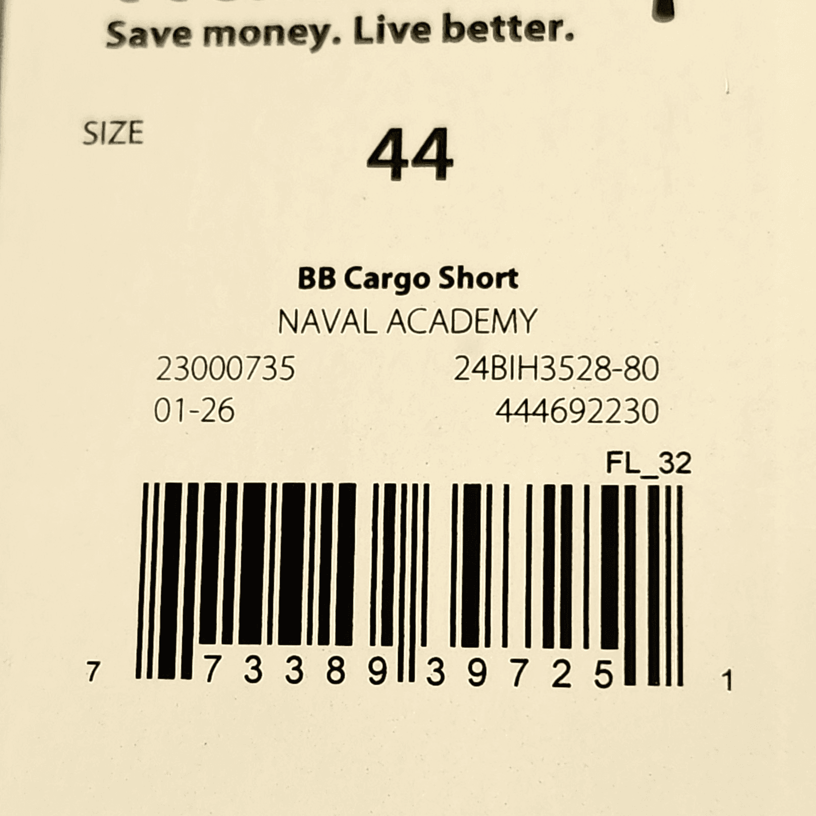 Birdie Bound Men’s 44 Cargo Shorts Stretch Easy Care Flex Waist 9” Khaki NEW - Thumbnail 7