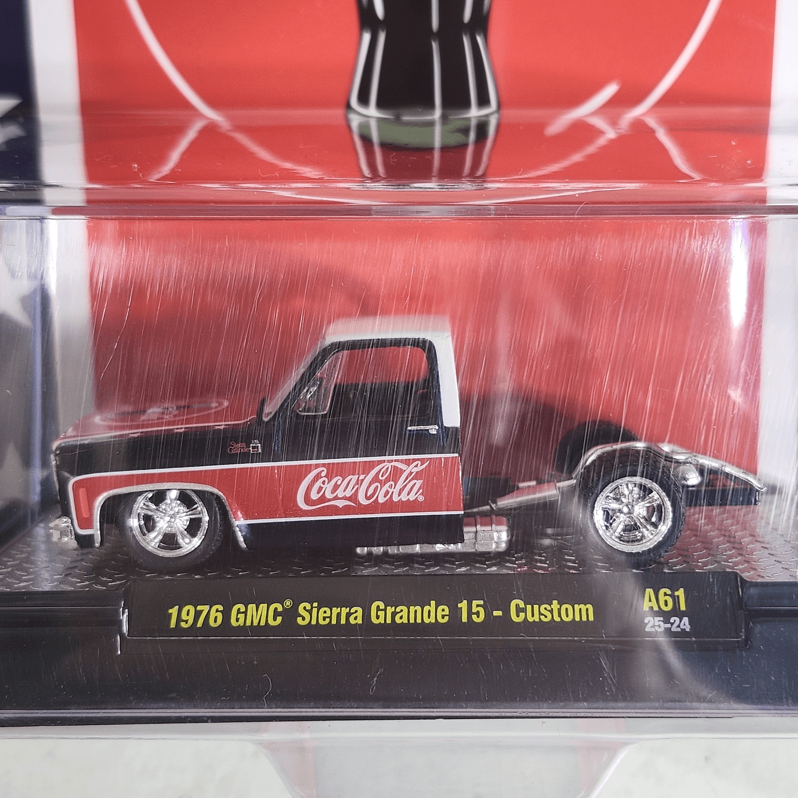 M2 Machines 1976 Bedless GMC Sierra Grande 15 Custom Coca-Cola A61 Toy Vehicle - Thumbnail 3