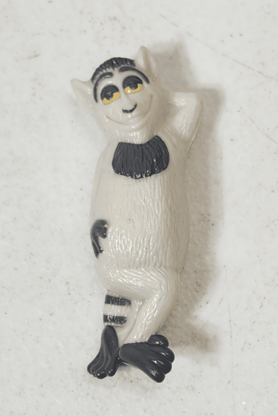 King Julien 3" Figure GM General Mills Cereal Wacky Sliders Toy Madagascar 2
