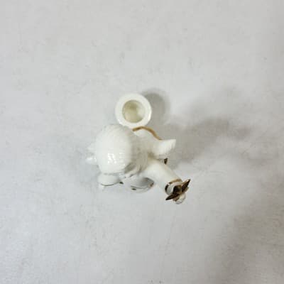2 Angel Figurines White Gold Stars and Trim Taper Candle Holders VTG - Thumbnail 18