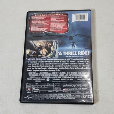 Jurassic Park 3 Full Screeen Collector's Edition DVD Movie - Thumbnail 3