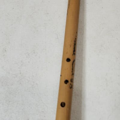 Vintage Chinese Folk Art Hand Made Wood Flute Dragon Design - Thumbnail 8