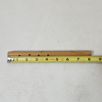 Vintage Chinese Folk Art Hand Made Wood Flute Dragon Design - Thumbnail 3