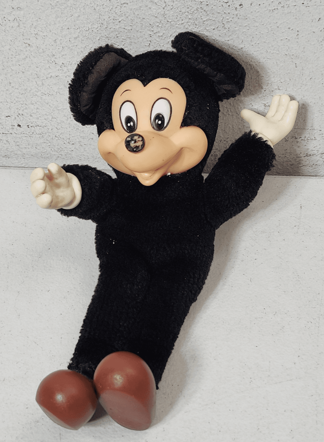 Vintage Mickey Mouse Plush Doll Rubber Face Applause 8” - Thumbnail 2