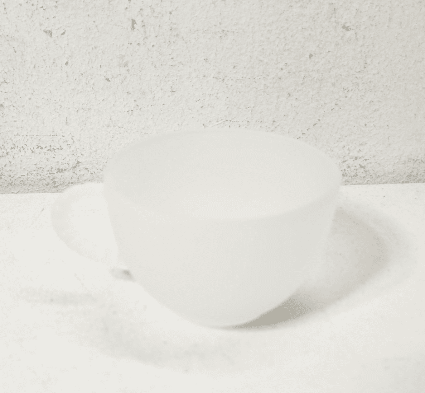 Vintage Snack Luncheon Plate & Cup Home Decor Federal Glass Frosted - Thumbnail 3