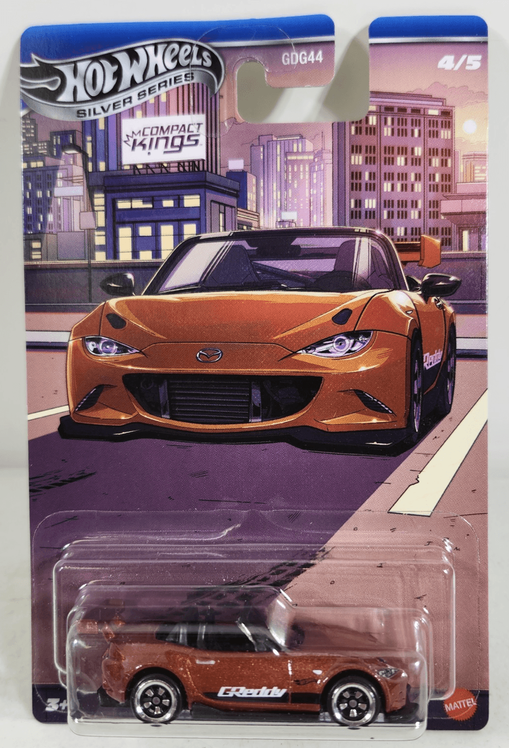 Hot Wheels Silver Series Compact Kings '15 Mazda MX-5 Miata 1/64 Toy NEW