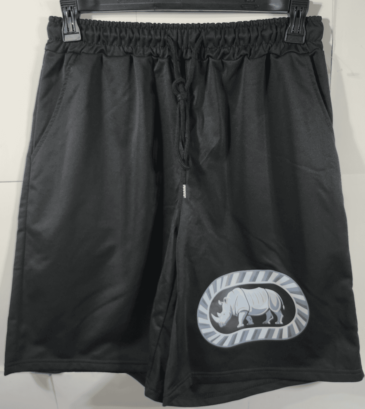 Rhino Shorts Men's M Black Stretch Pockets Athletic Basketball - Thumbnail 5