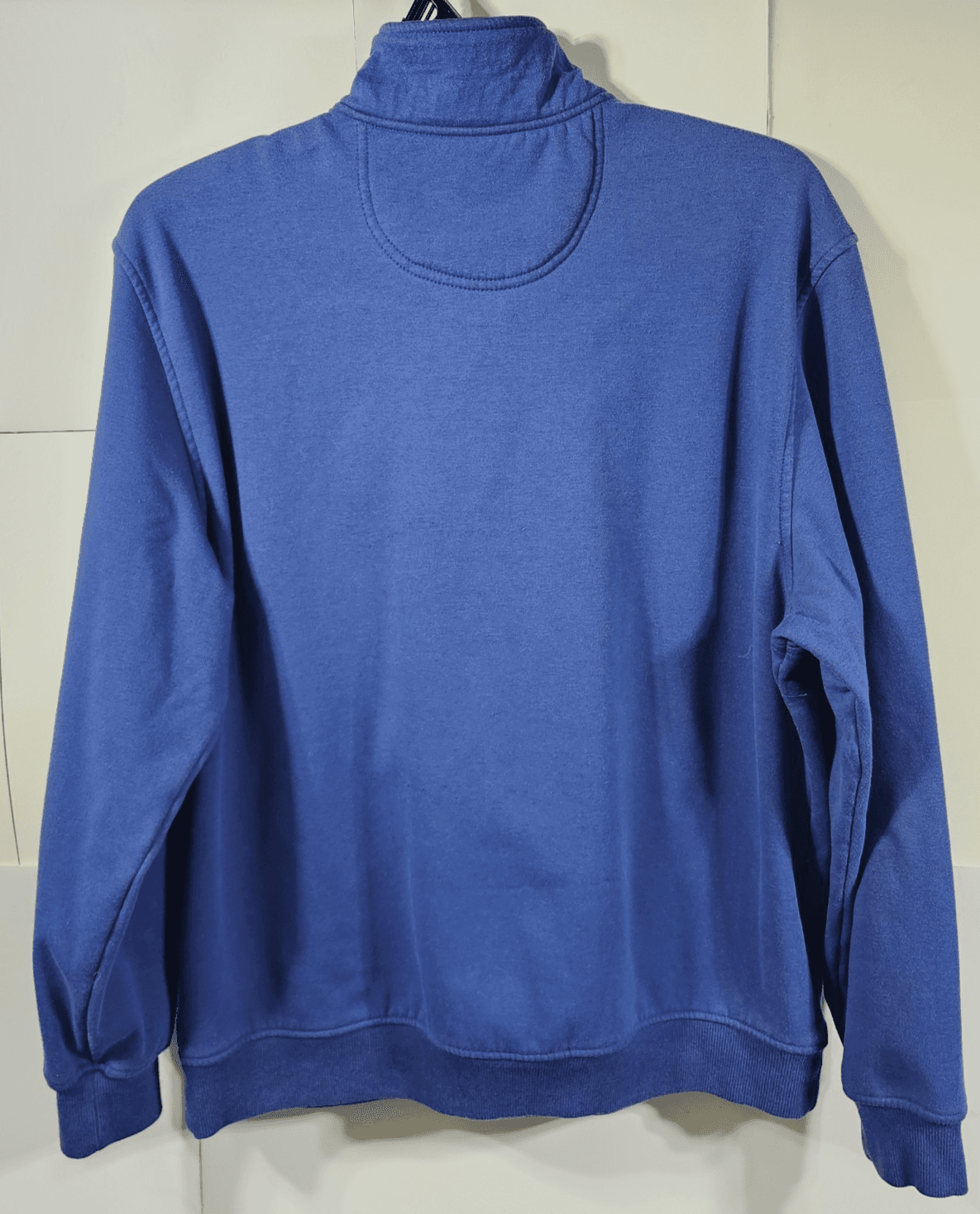 IZOD Men's Size Large Long Sleeve 1/4 Zip Pullover Sweater Blue - Thumbnail 6