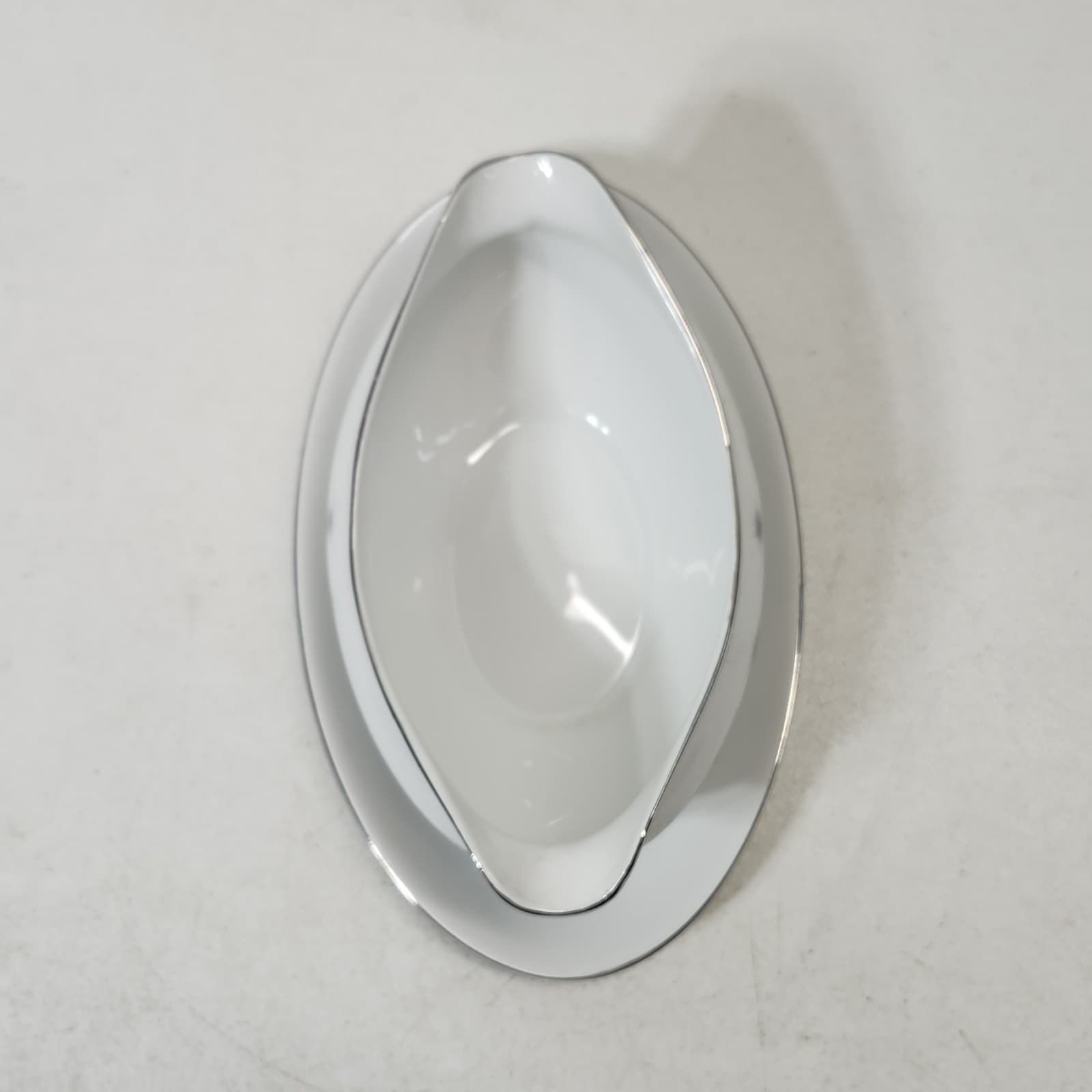Creative Platinum Star Burst Fine China Japan 1014 Gravy Boat - Thumbnail 11