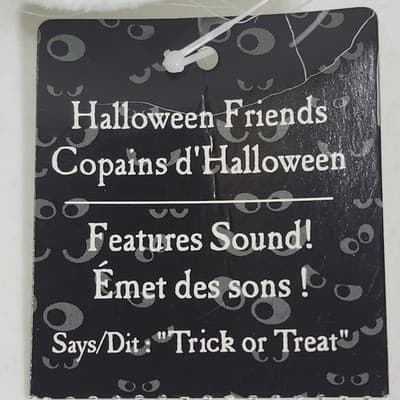 Hallmark Ghost Talking Plush Figure Says Trick Or Treat Home Decor Works - Thumbnail 8