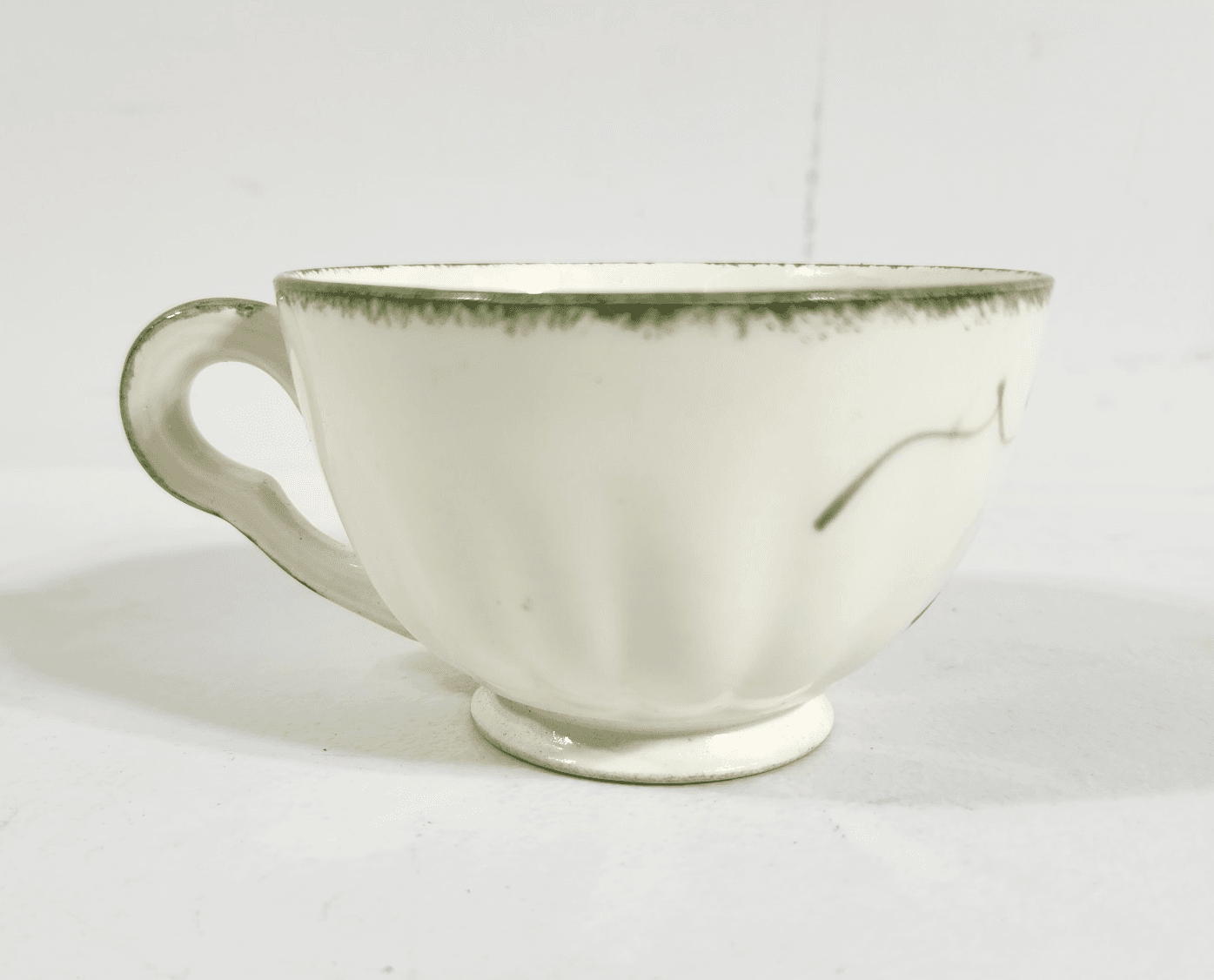 Vintage Blue Ridge Southern Potteries Strawberry Tea Cup USA - Thumbnail 5