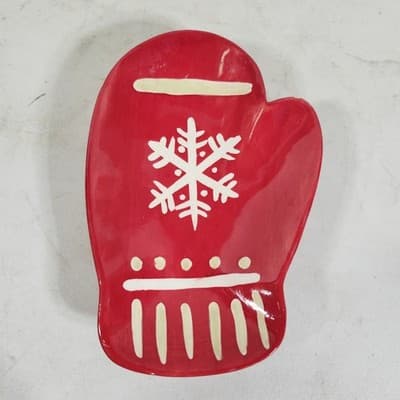 Hallmark Mittens Candy Snack Dish Set With Utensils - Thumbnail 10