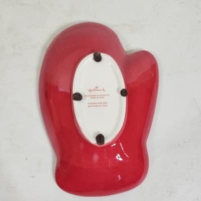 Hallmark Mittens Candy Snack Dish Set With Utensils - Thumbnail 9
