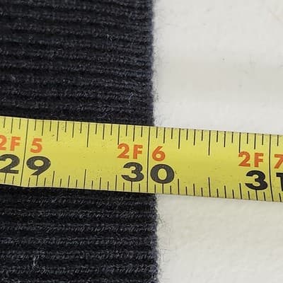 Vintage Dockers Sweater Striped Knit Black Gray Mens Size XLT - Thumbnail 3