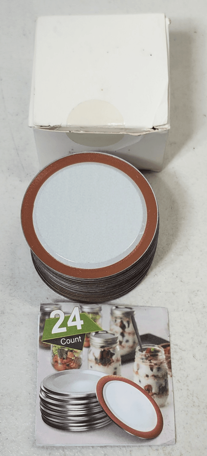 Mason Jar Lids for Canning 28 Piece Count Regular Mouth - Thumbnail 2