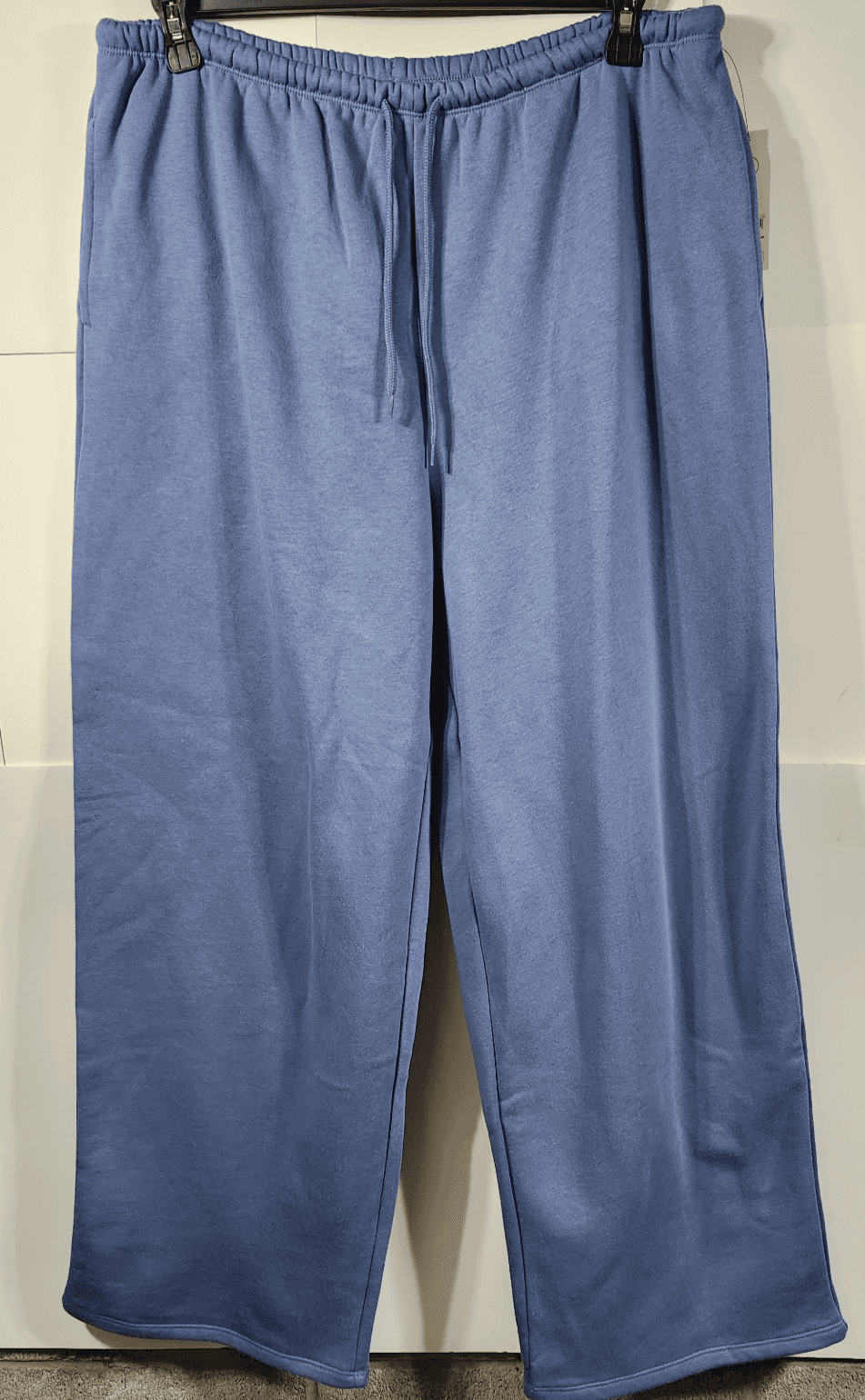 No Boundaries Wide Leg Pants Women's Size XXL Blue Casual Lounge W/Pockets NEW