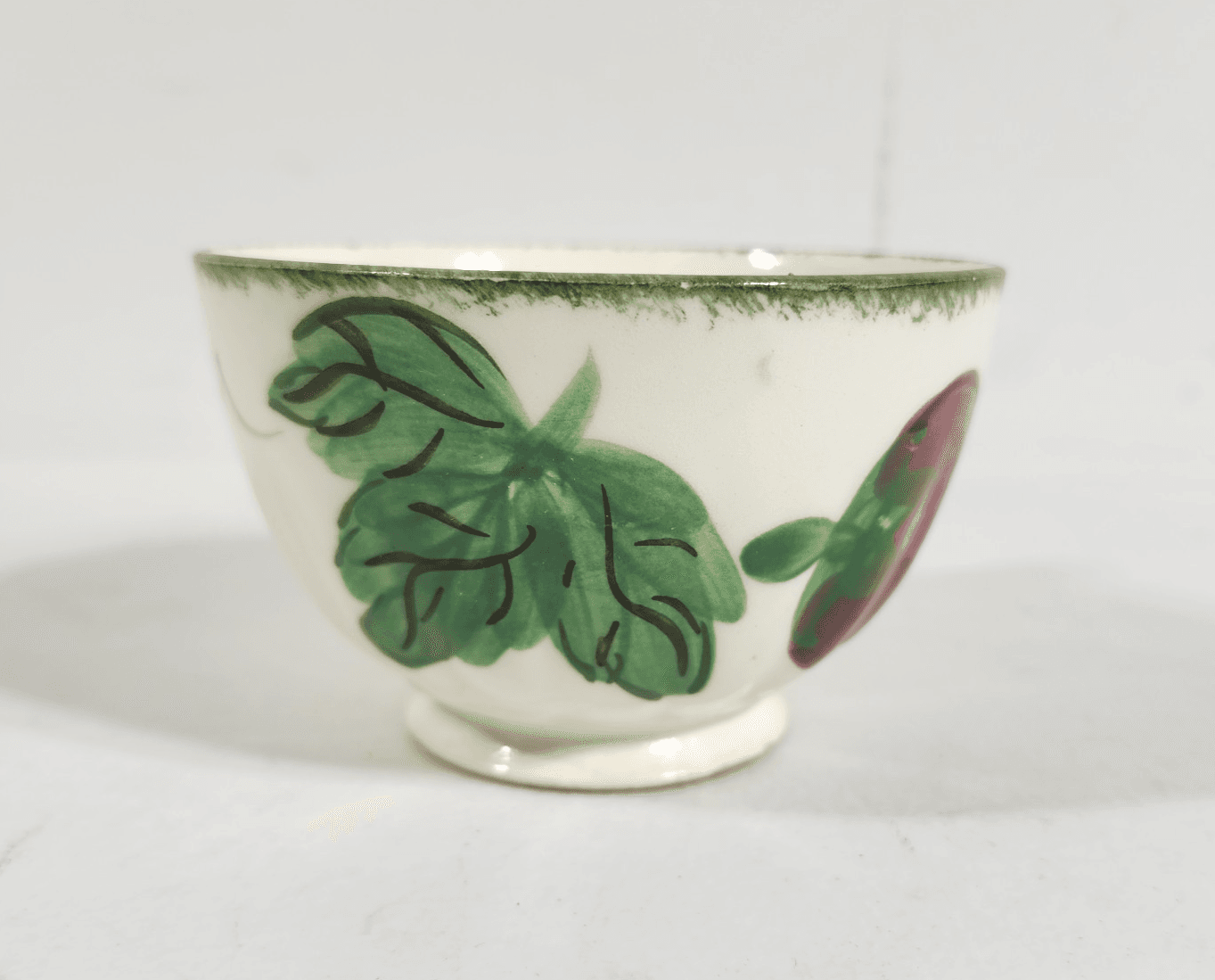Vintage Blue Ridge Southern Potteries Strawberry Tea Cup USA - Thumbnail 3