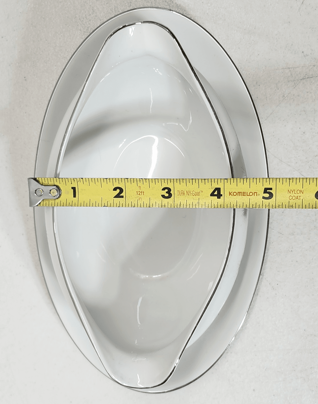 Creative Platinum Star Burst Fine China Japan 1014 Gravy Boat - Thumbnail 3