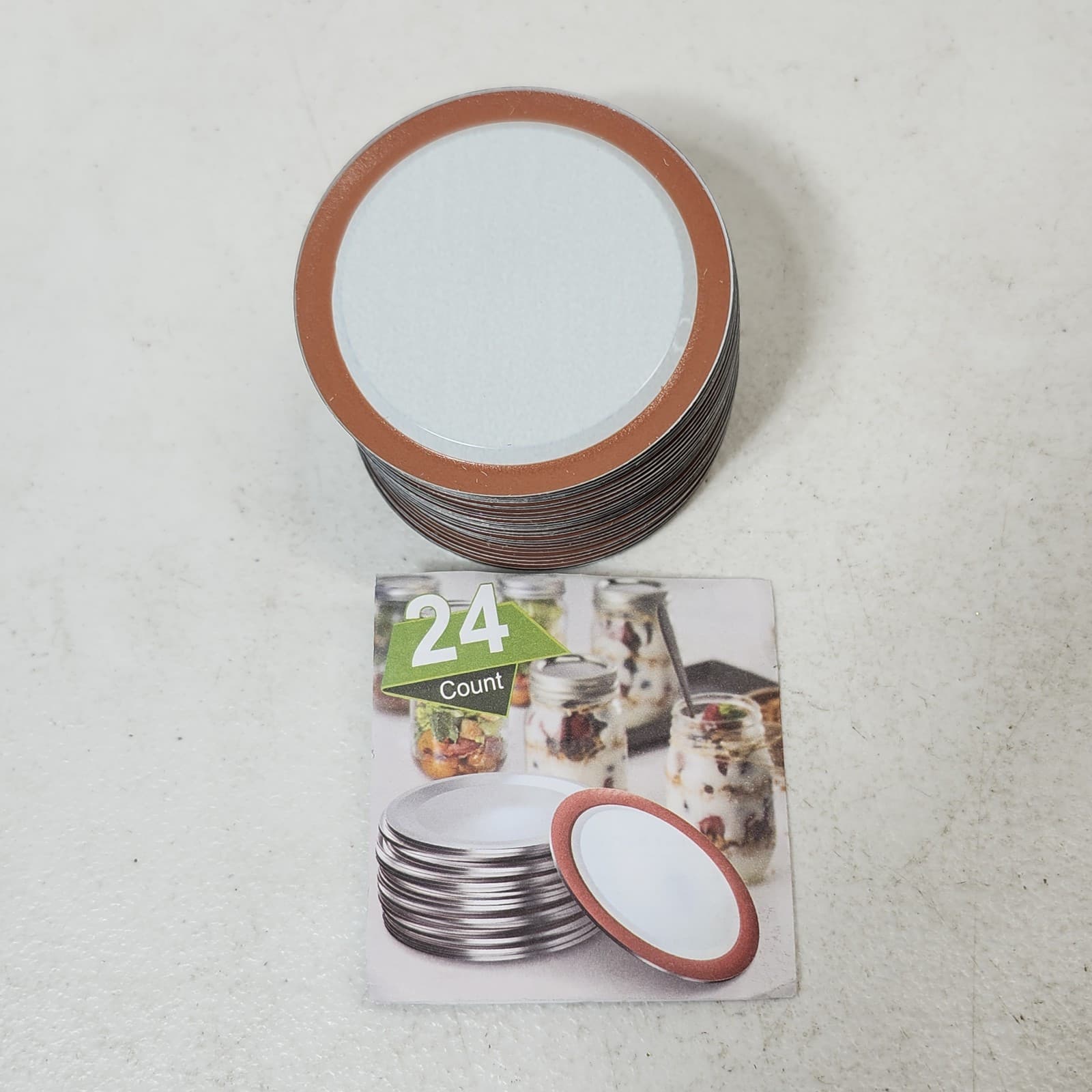 Mason Jar Lids for Canning 28 Piece Count Regular Mouth - Thumbnail 4